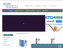 Tablet Screenshot of cepillos-dentales.com